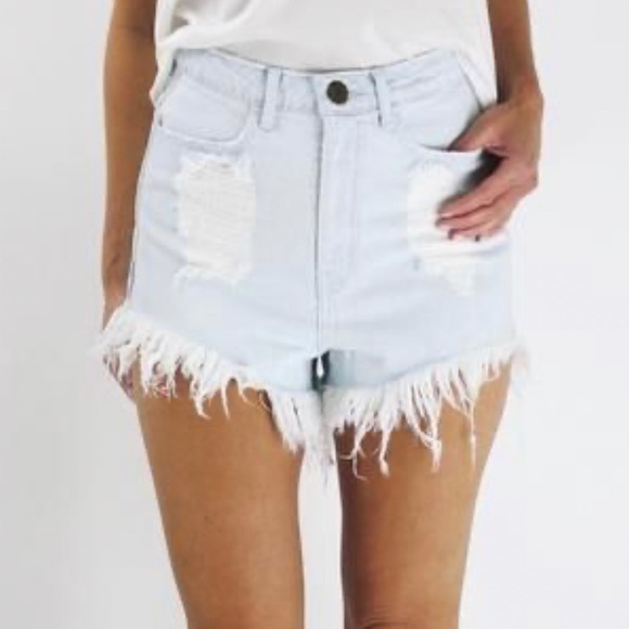 Show Me Your Mumu Wyoming High Waisted Shorts - Picture 4 of 9